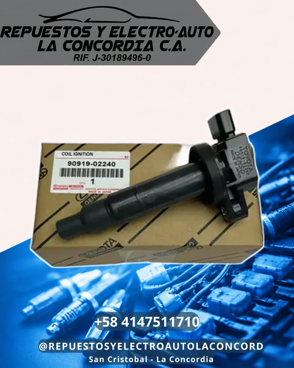 BOBINA TOYOTA YARIS SPORT BELTA 1.3 1.5 00-12