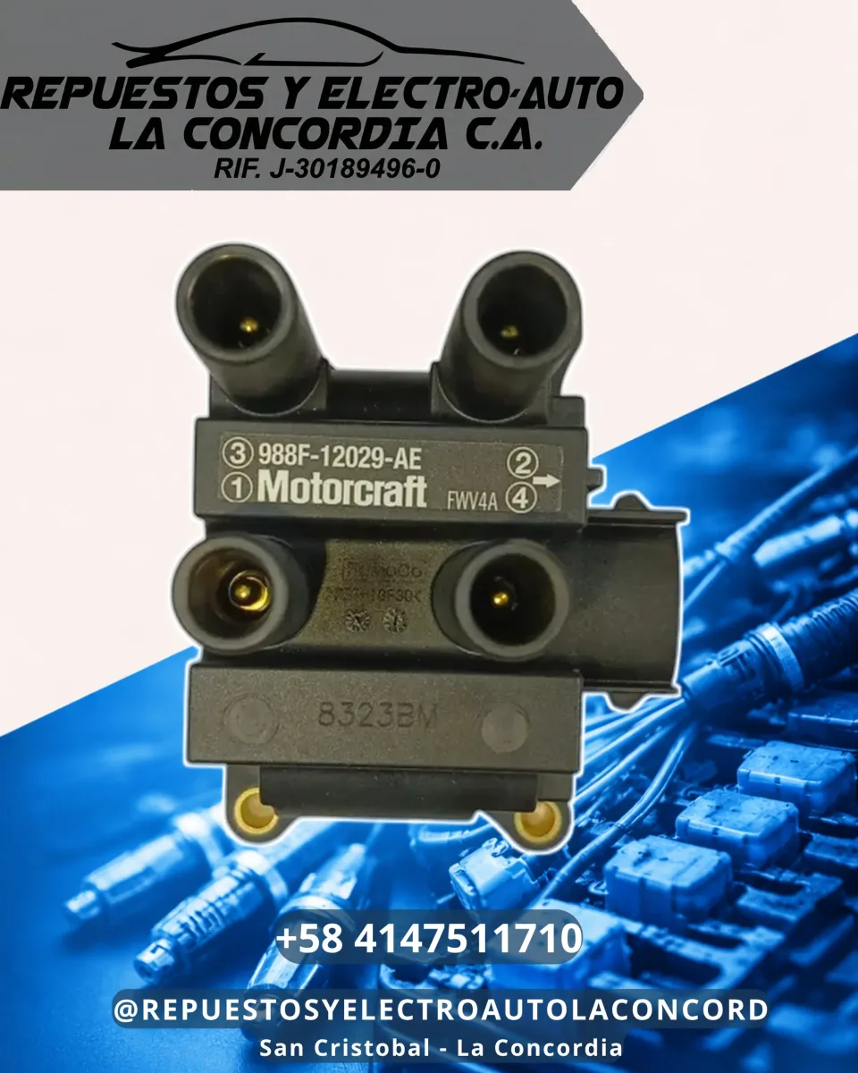BOBINA FORD FIESTA CONECTOR OVALADO