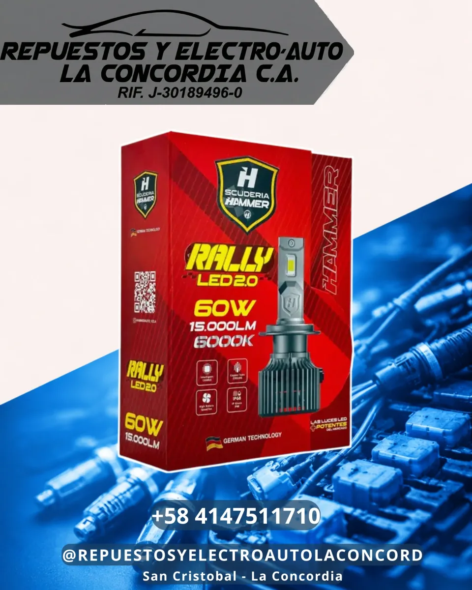 BOMBILLO RALLY LED 15.000LM 6000K
