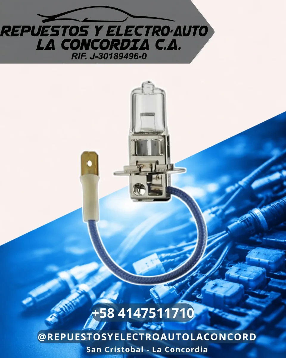 BOMBILLO HALOG. H3 12V 100W