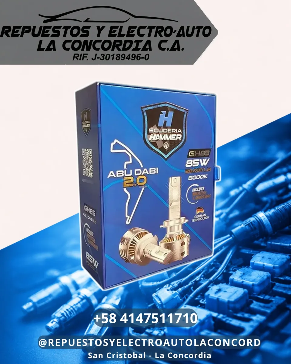 BOMBILLO H4 ABU DABI LED KIT 28.000LM 6000K HAMMER