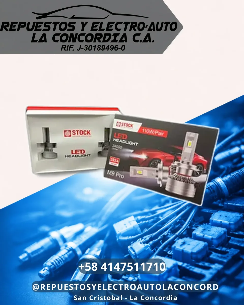 BOMBILLO LED H4 STOCK 24.000LM M9 PRO CAN-BUS 12-24V