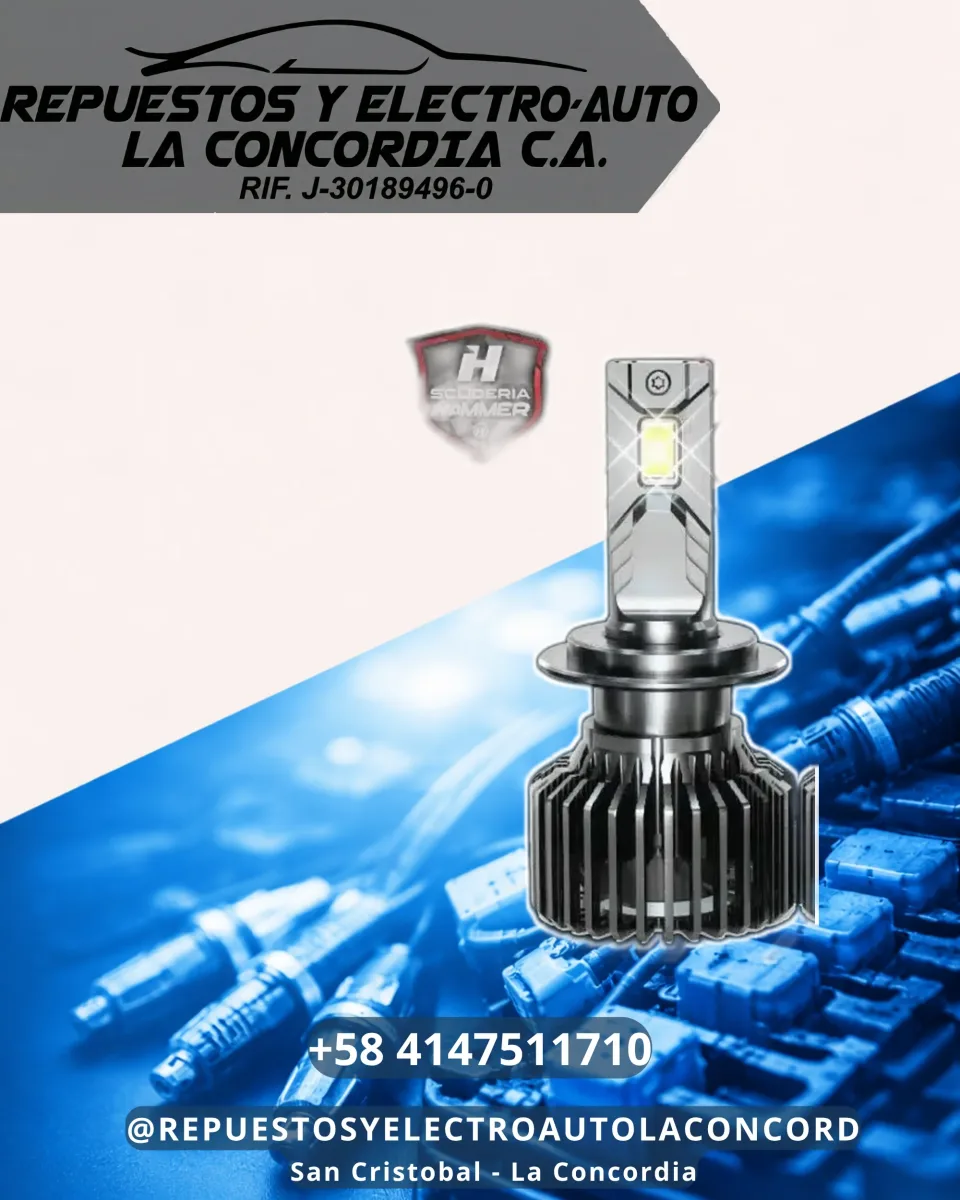 BOMBILLO H7 ABU DABI LED KIT 20.000LM 6500K HAMMER