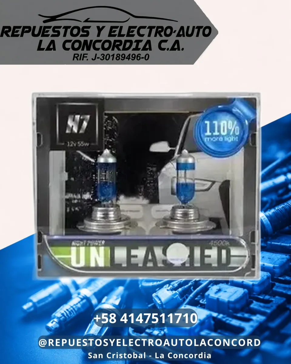 BOMBILLO HALOG. H7 NIGHT POWER 110% 55W HAMMER