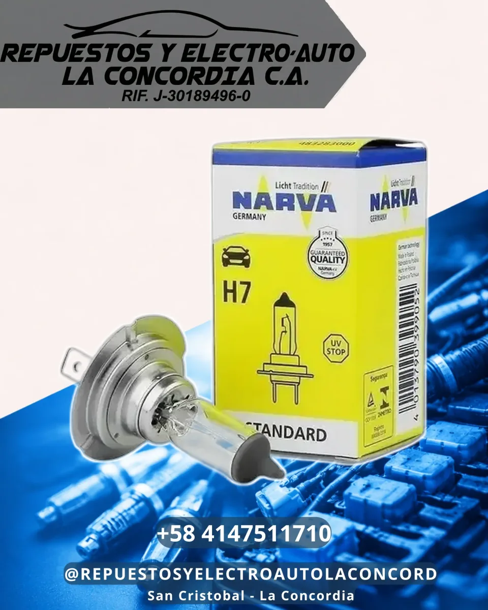 BOMBILLO HALOG. H7 12V 55W NARVA