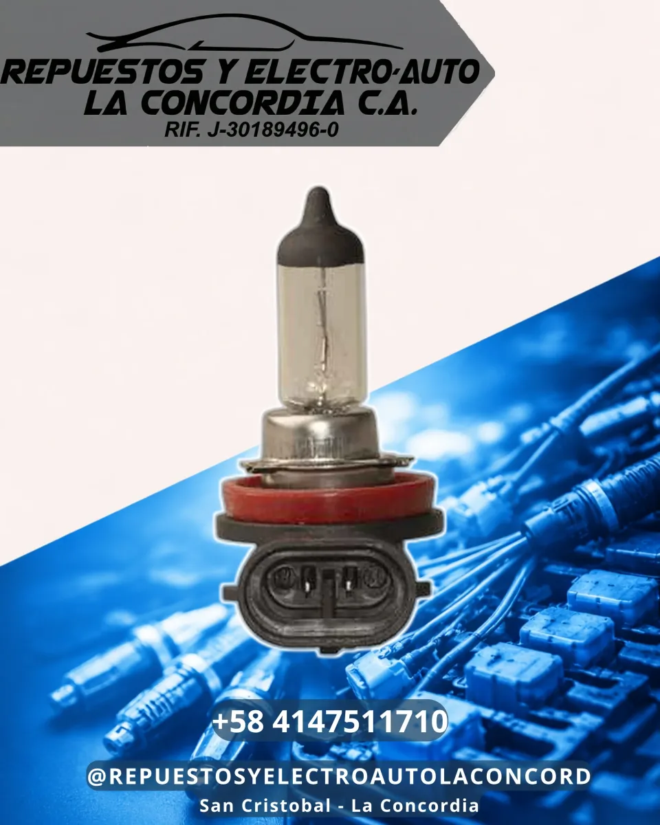BOMBILLO H11 12V 100W