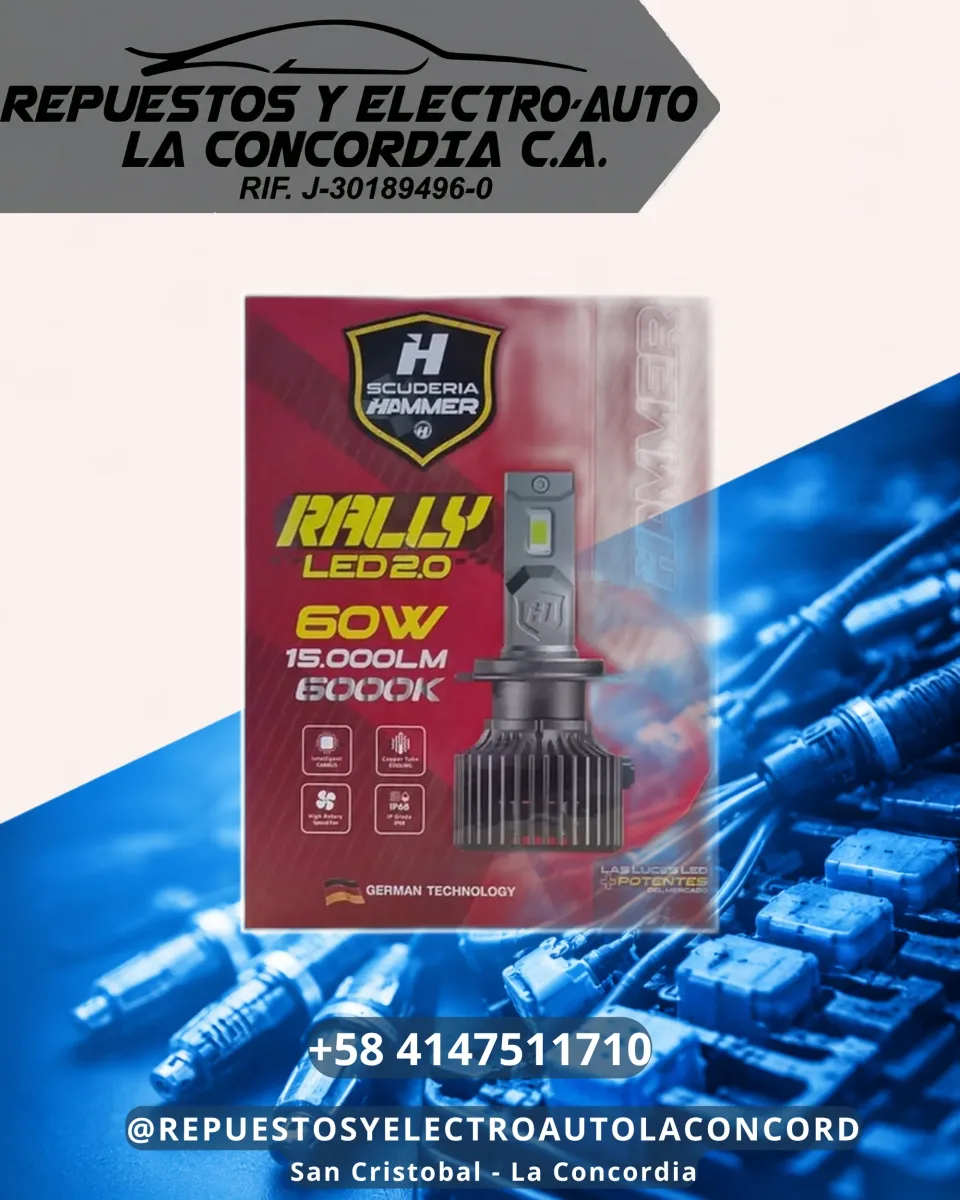 BOMBILLO H11 RALLY 15.000LM 6000K