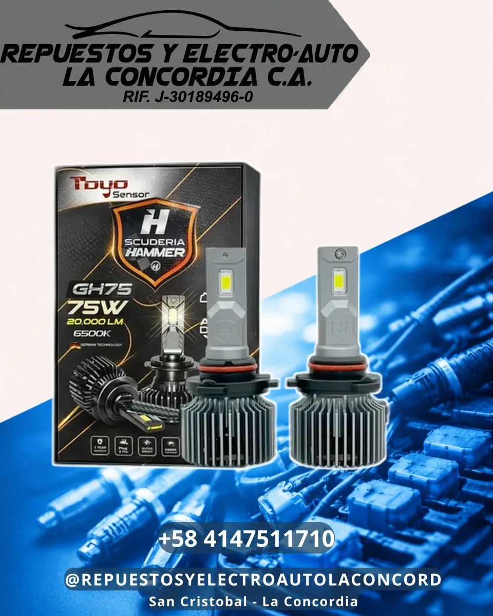 BOMBILLO 9006 ABU DABI LED KIT 20.000LM 6500K HAMMER