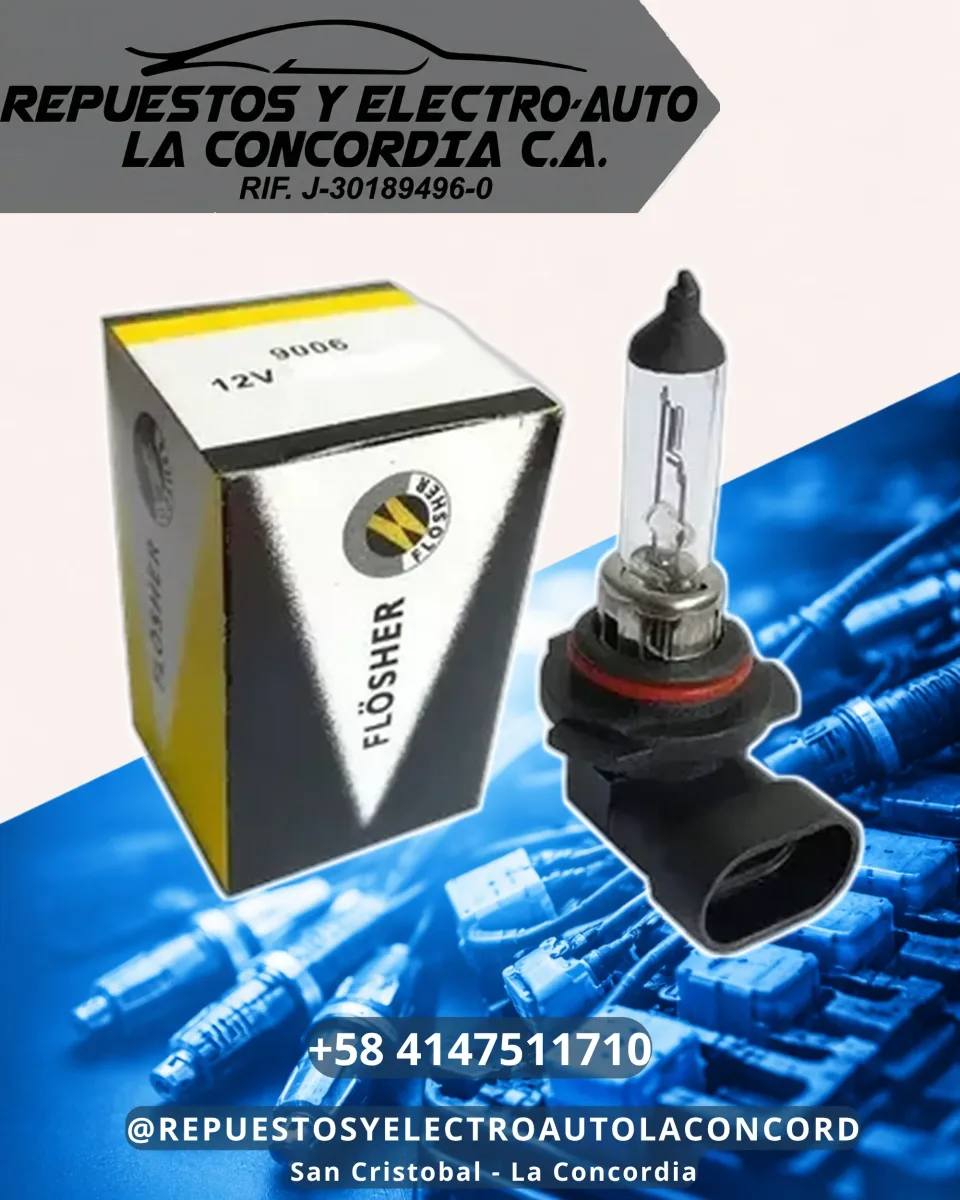 BOMBILLO HALOG. 9006 12V 55W