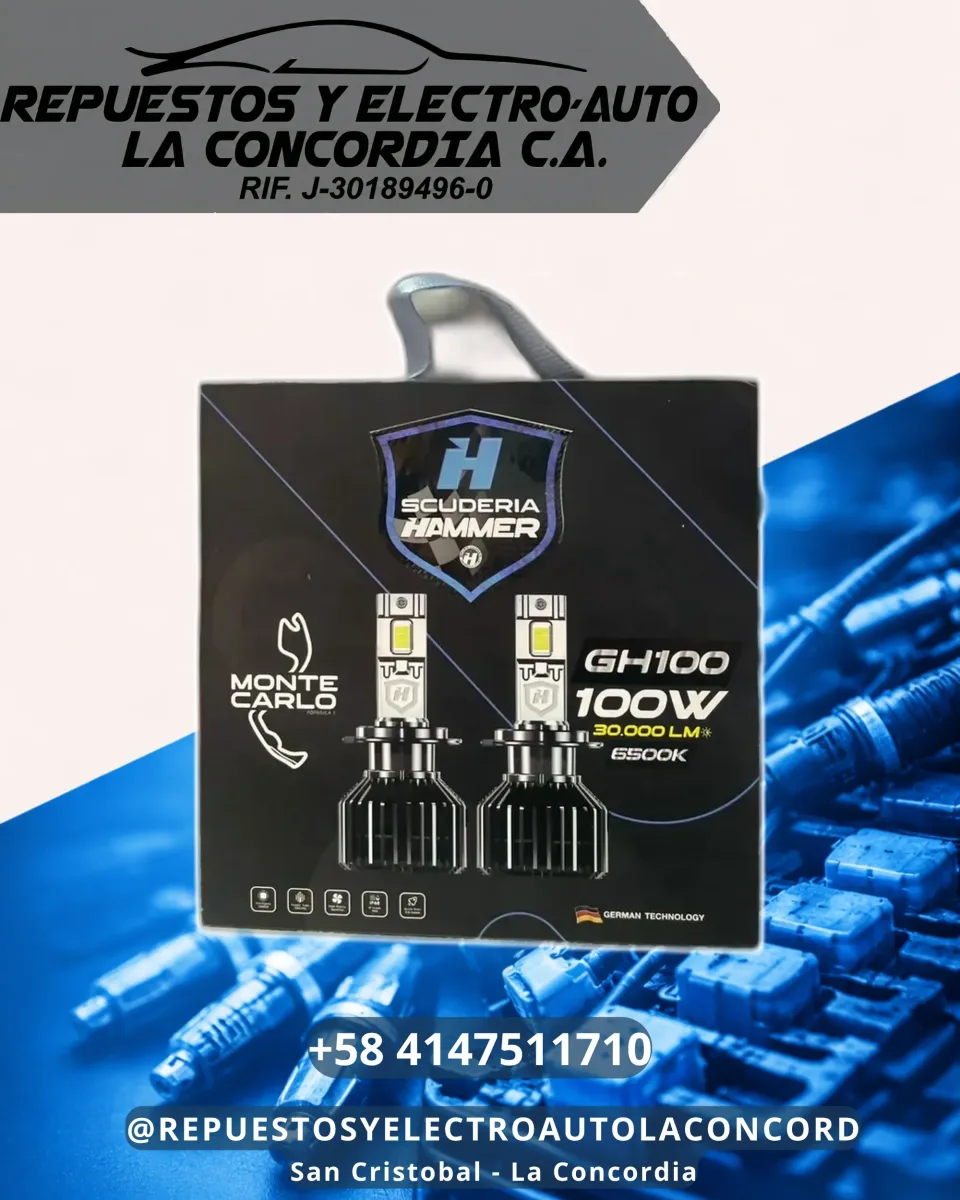 BOMBILLO 9007 MONTE CARLO LED KIT 30.000LM 100W 9007 6500K