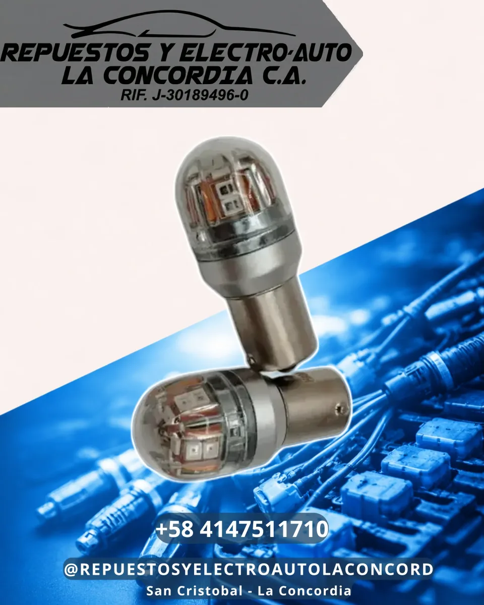 BOMBILLO 1073 LED 12V BASE METALICA ROJO
