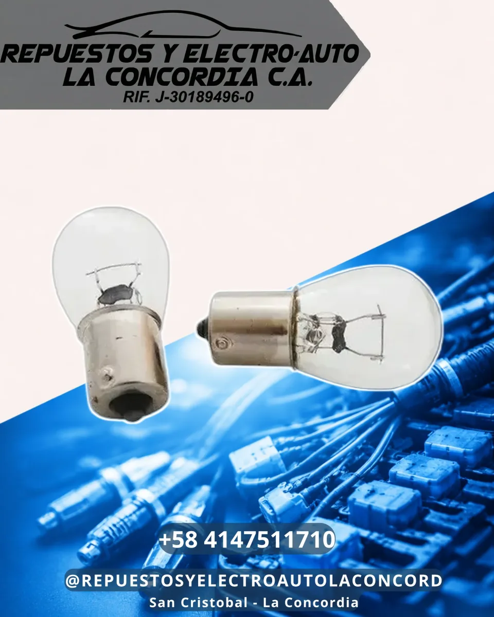 BOMBILLO 1 CONTACTO BASE METALICA